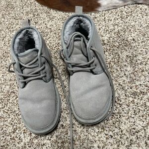 Women’s gray Ugg Suede Boots